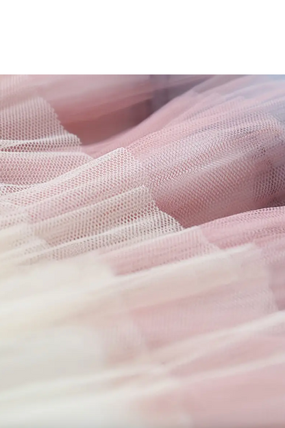 Girl's Colorful Mesh Skirt