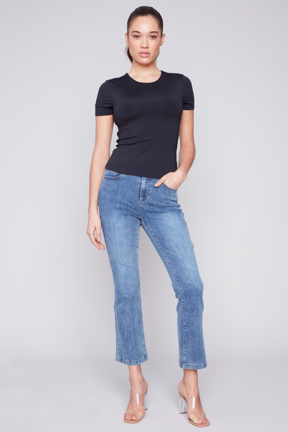Double Cloth Short Sleeve T-Shirt