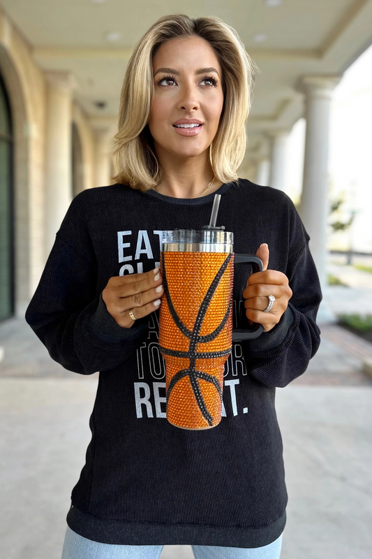 Crystal Basketball 40 oz. Tumbler