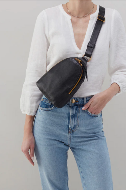Fern Pebbled Leather Sling