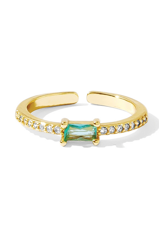 Delicate Pave Adjustable Ring