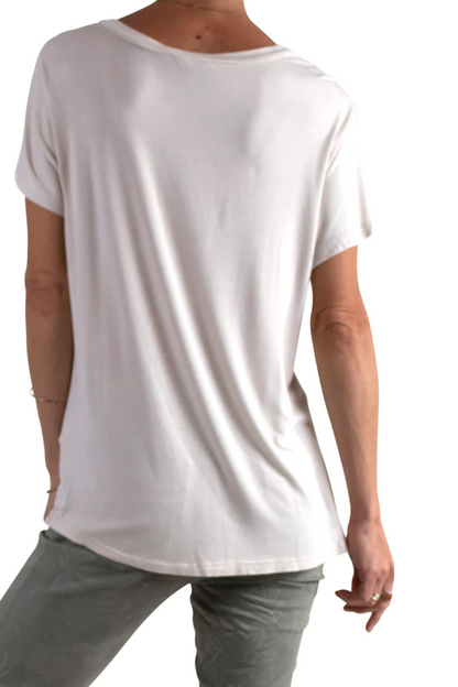 Satin V-Neck Top