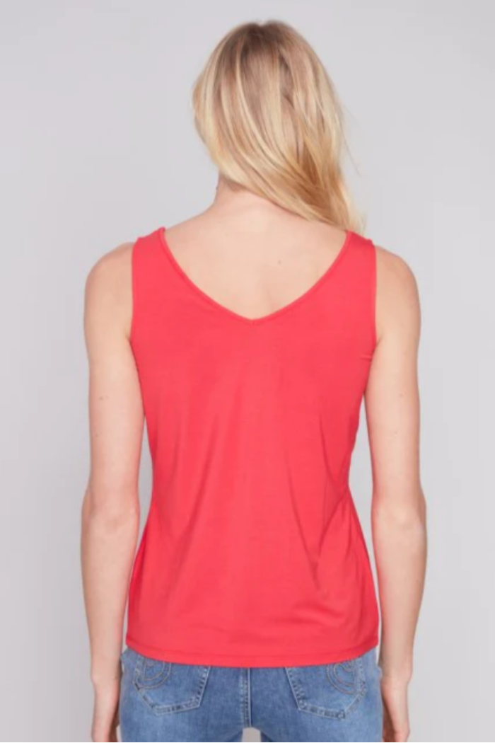 Reversible bamboo cami tank top
