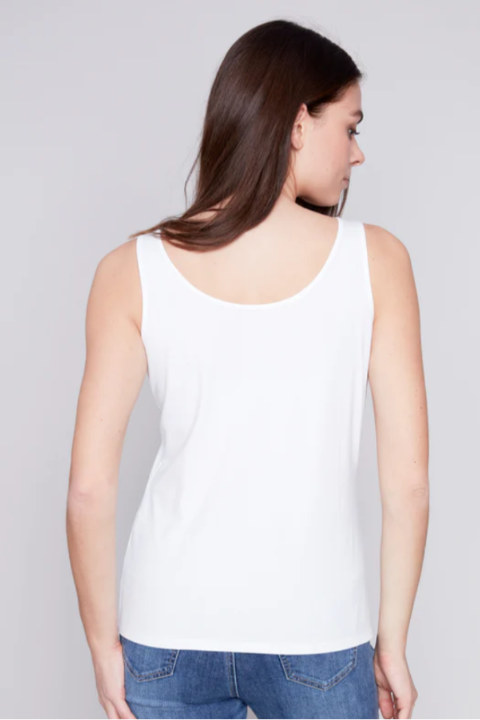 Reversible bamboo cami tank top