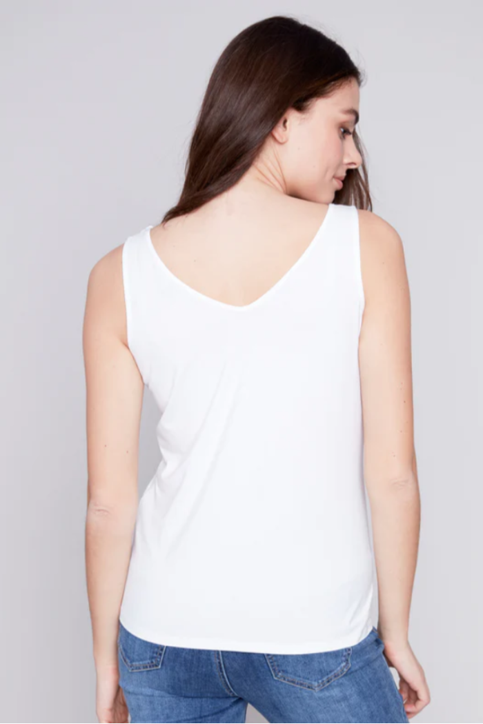 Reversible bamboo cami tank top