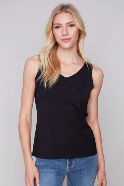 Reversible bamboo cami tank top