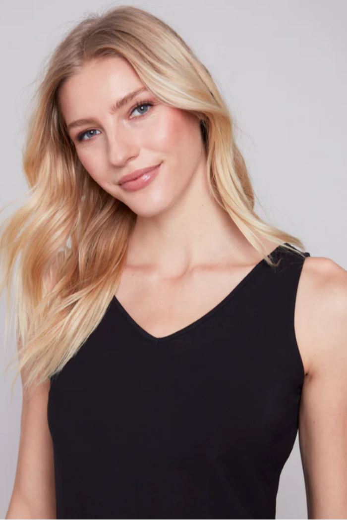 Reversible bamboo cami tank top