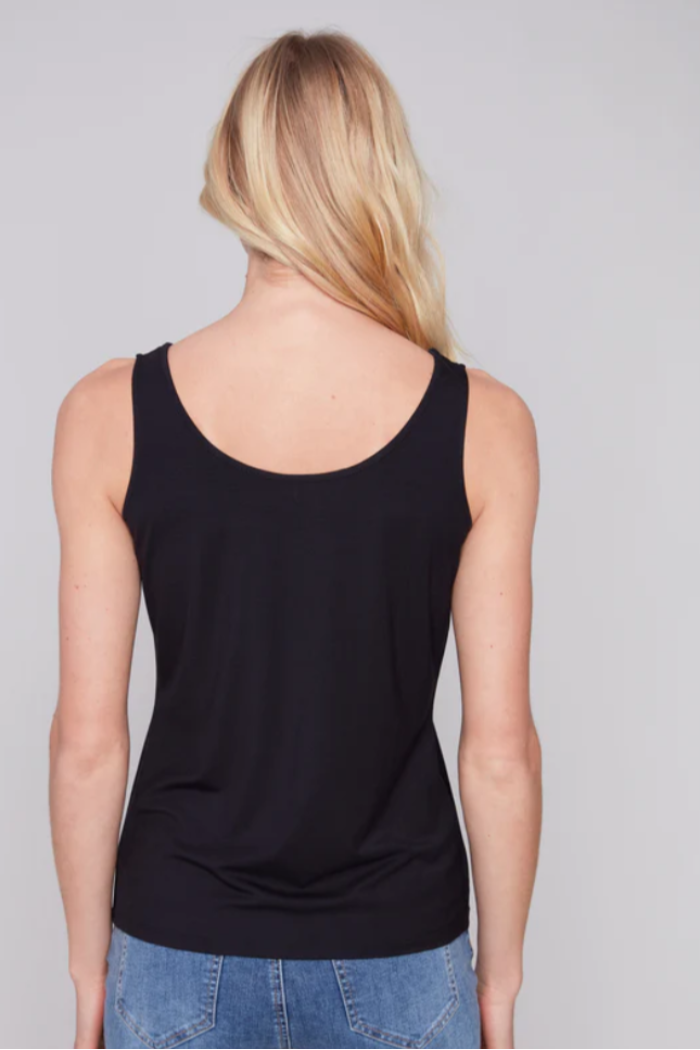 Reversible bamboo cami tank top