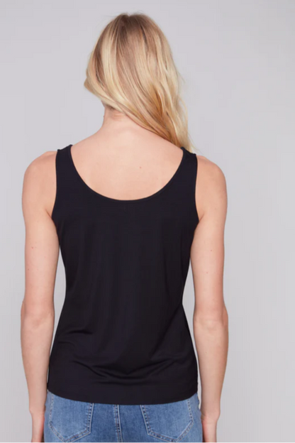 Reversible bamboo cami tank top