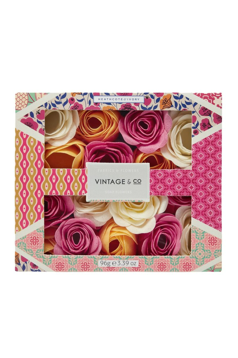 Fabrics and Flowers Soap Flowers
