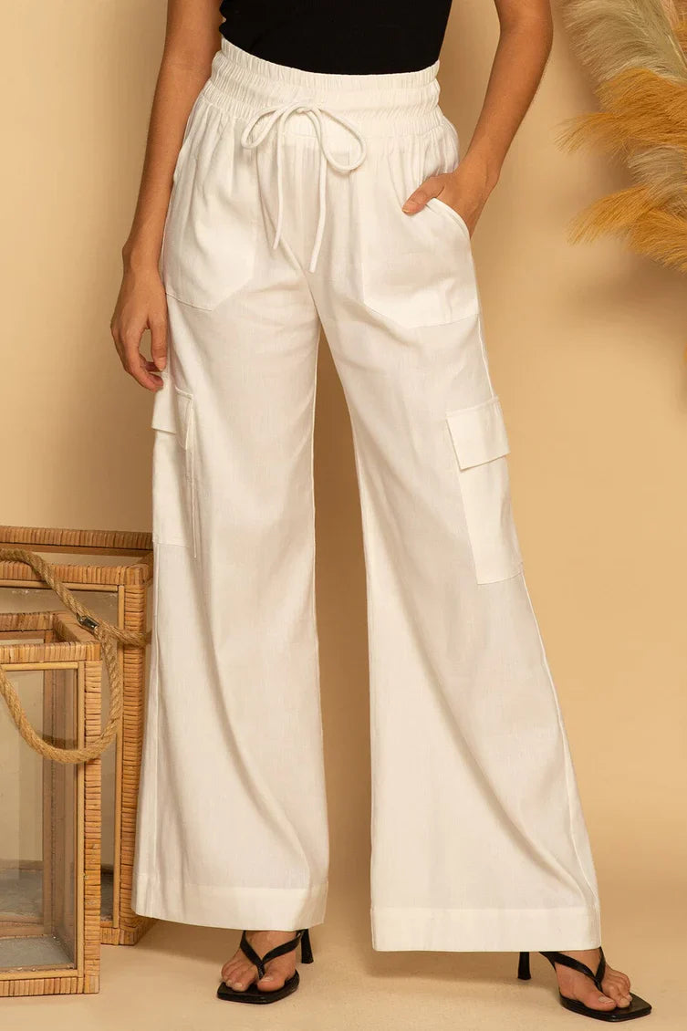CARGO LINEN PANT