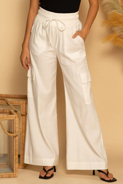 CARGO LINEN PANT