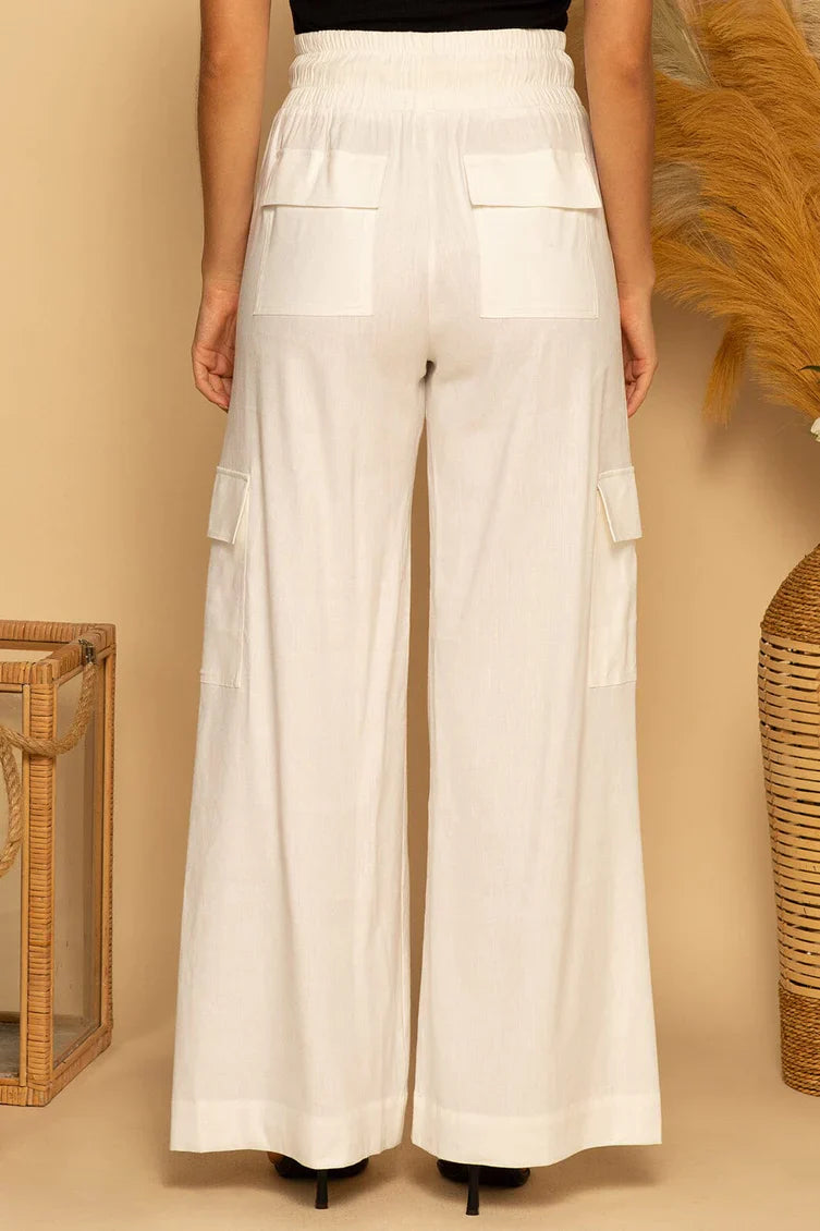 CARGO LINEN PANT