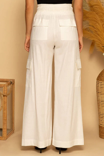 CARGO LINEN PANT