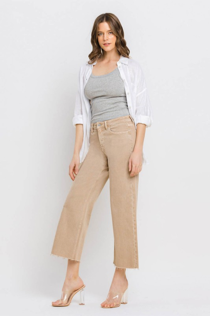 High Rise Wide Leg Jeans