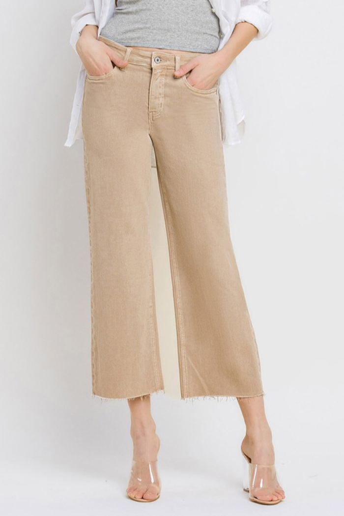 High Rise Wide Leg Jeans