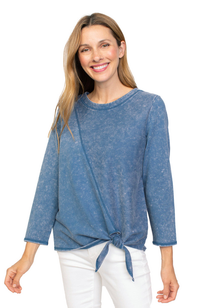 River Washed Twist Terry Pullover