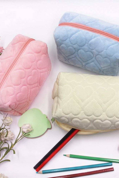 Quilted Hearts Cosmetic Bag