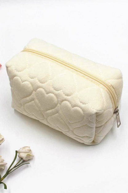 Quilted Hearts Cosmetic Bag