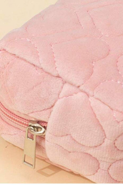Quilted Hearts Cosmetic Bag