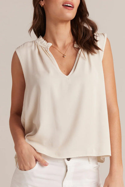 Ruffle Neck Tank