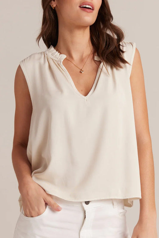 Ruffle Neck Tank