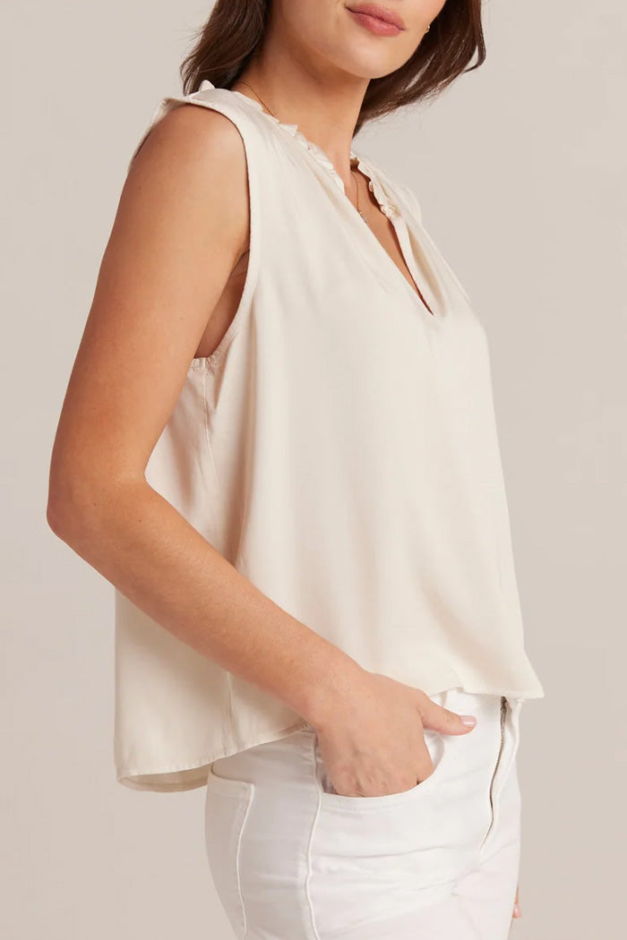Ruffle Neck Tank