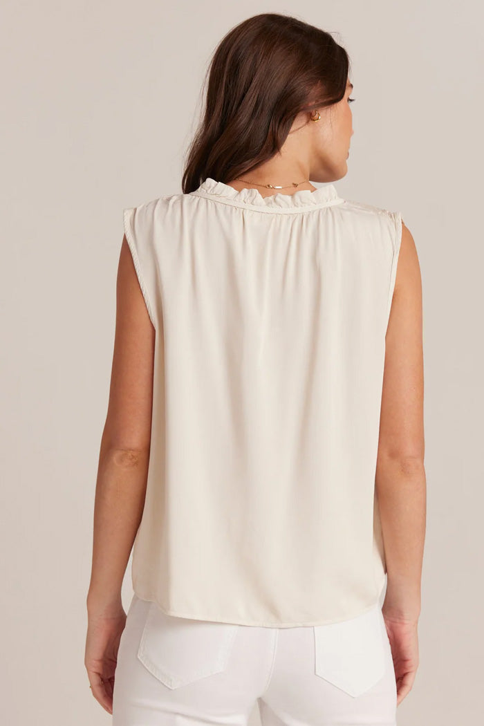 Ruffle Neck Tank