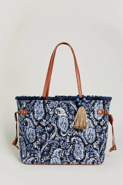 Jetsetter Tote Marsh Boardwalk Paisley