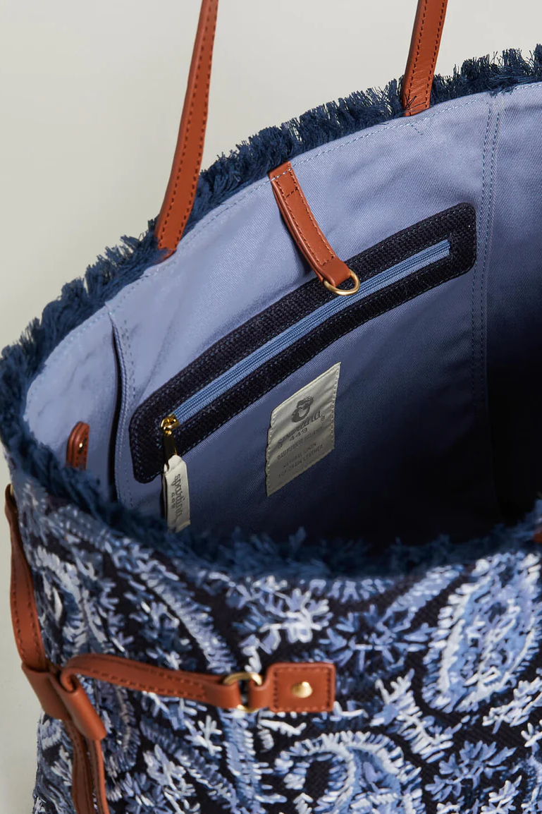 Jetsetter Tote Marsh Boardwalk Paisley