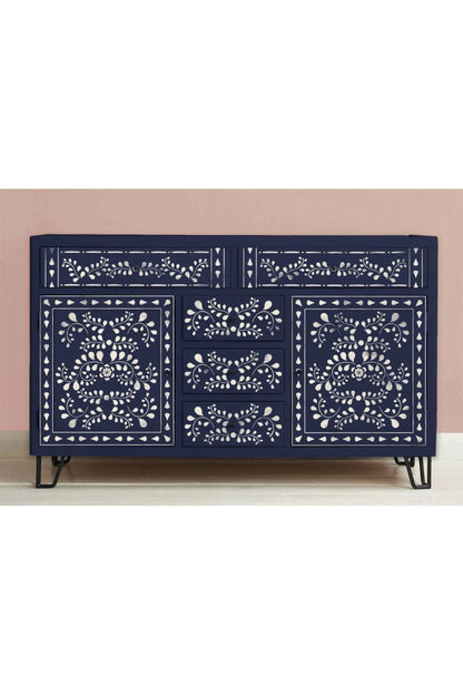 Faux Bone Inlay Stencil