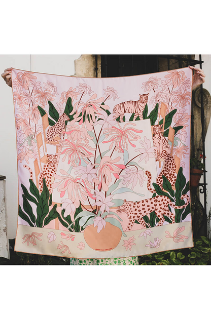 Double Sided Silk Scarves 35” x 35”