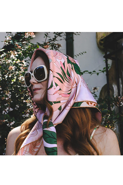 Double Sided Silk Scarves 35” x 35”