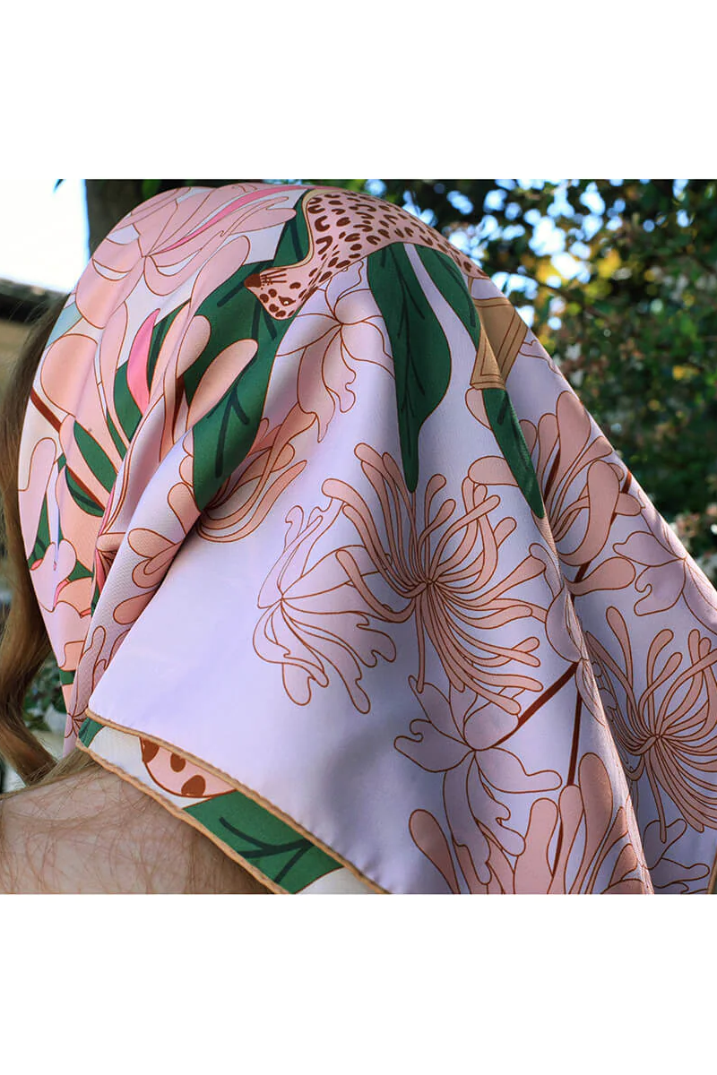 Double Sided Silk Scarves 35” x 35”