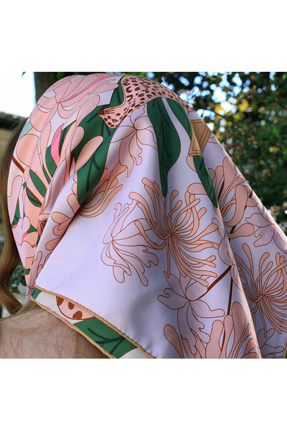 Double Sided Silk Scarves 35” x 35”