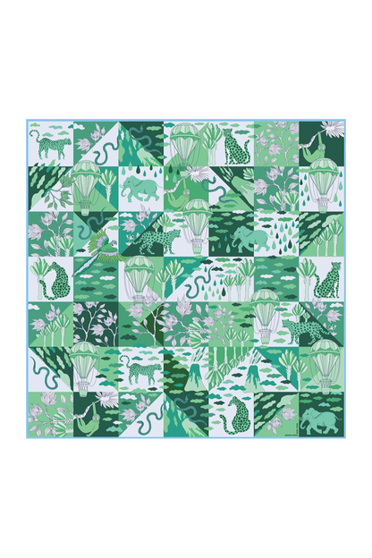 Double Sided Silk Scarves 35” x 35”