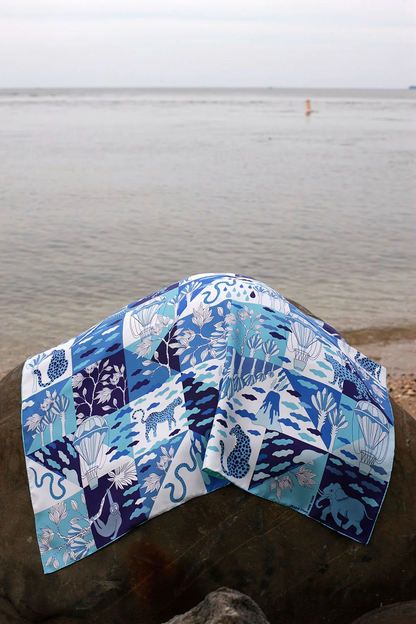 Double Sided Silk Scarves 35” x 35”