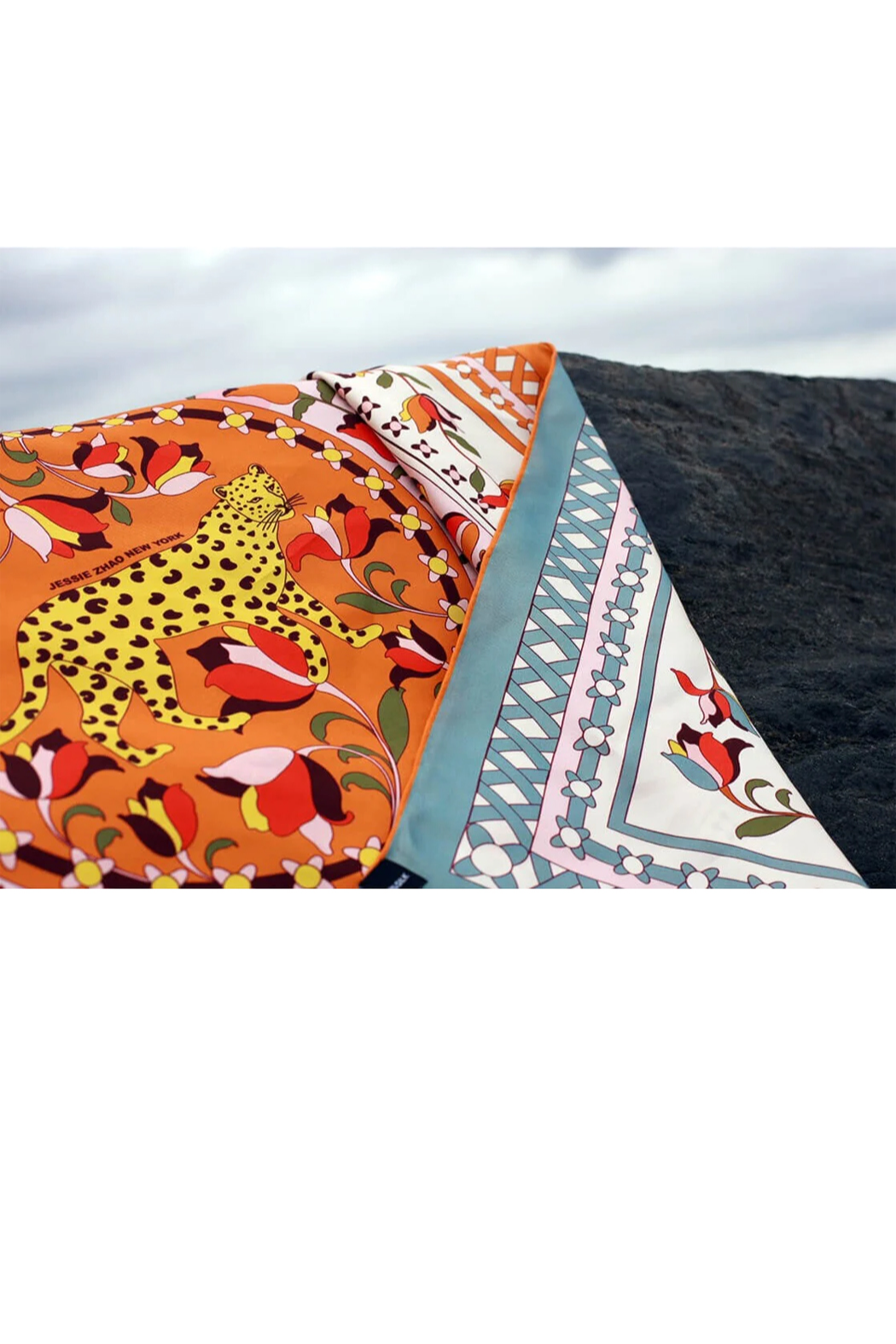Double Sided Silk Scarves 35” x 35”