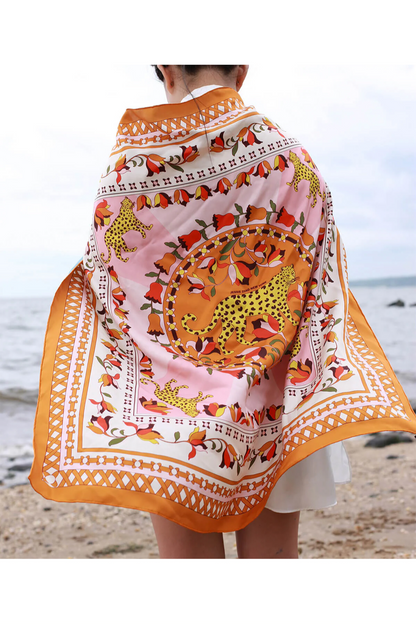 Double Sided Silk Scarves 35” x 35”