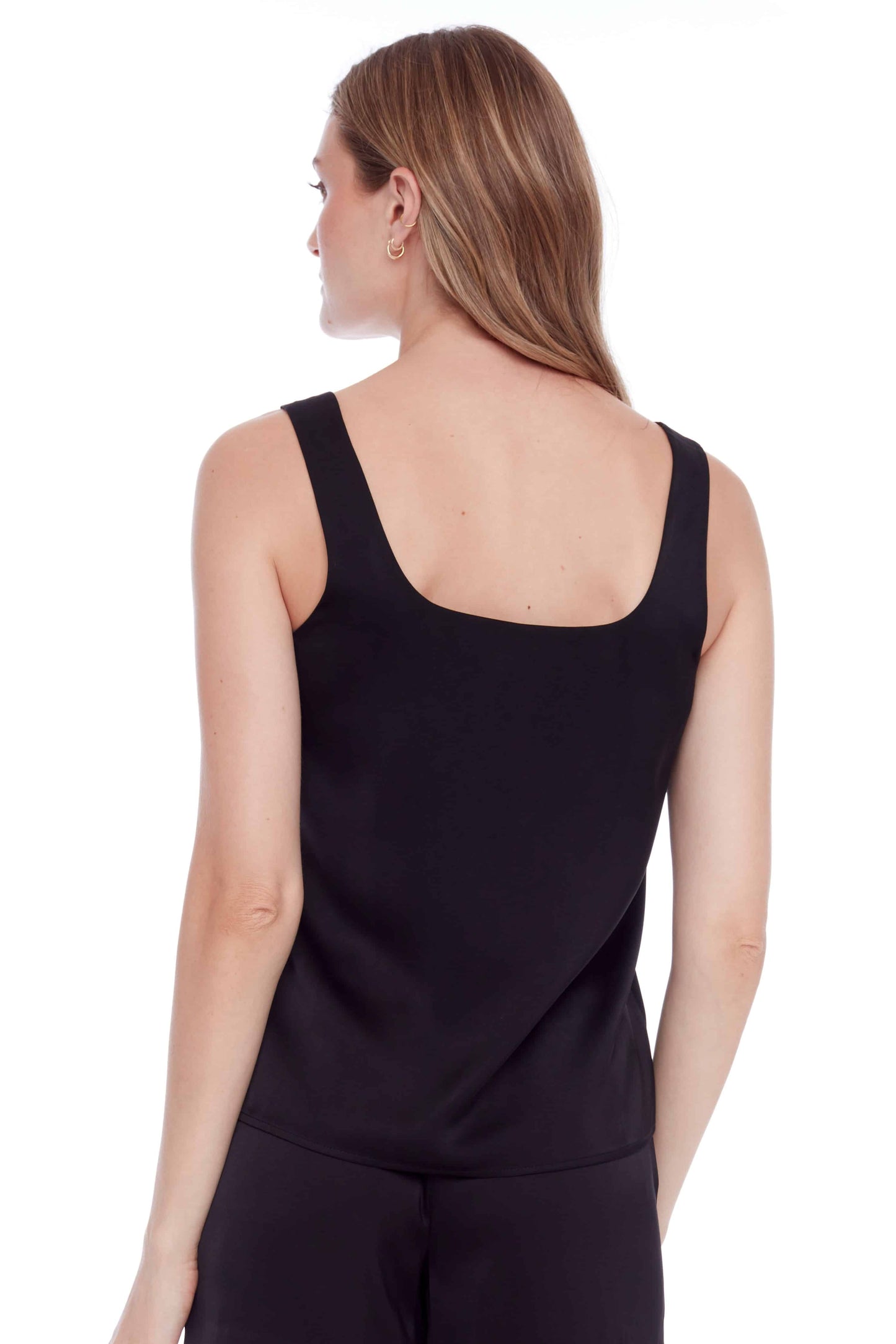Rosalie Solid Satin Tank Top