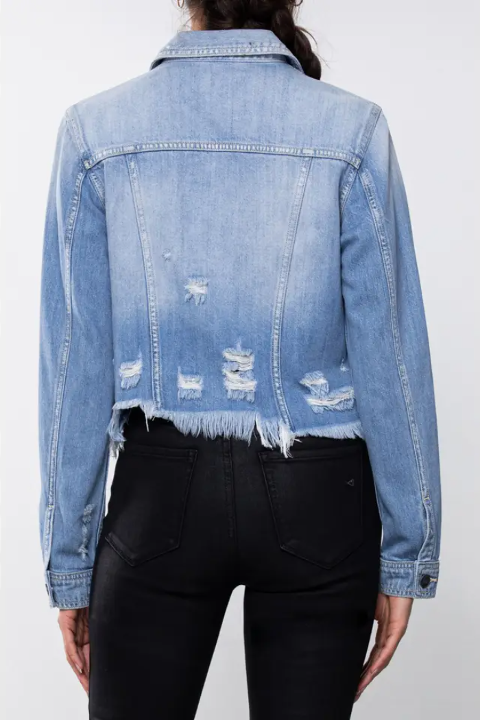 Rebel Jean Jacket Light Wash