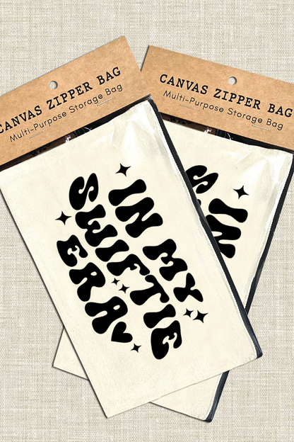 Multi Use Canvas Bags w/zipper