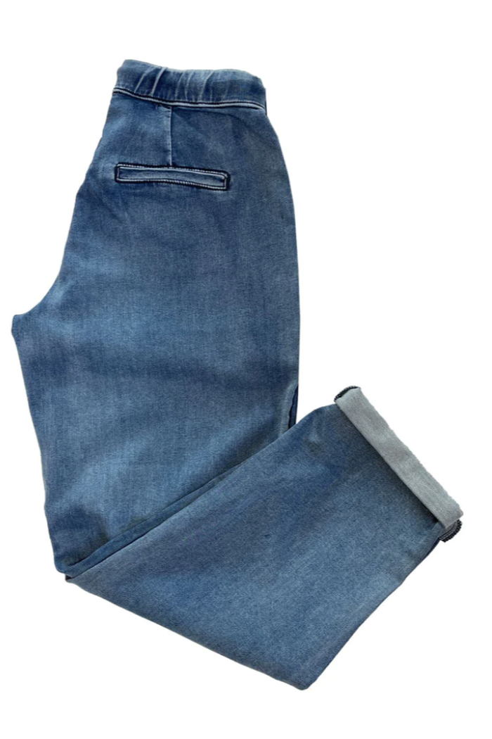 Drawstring Waist Jean