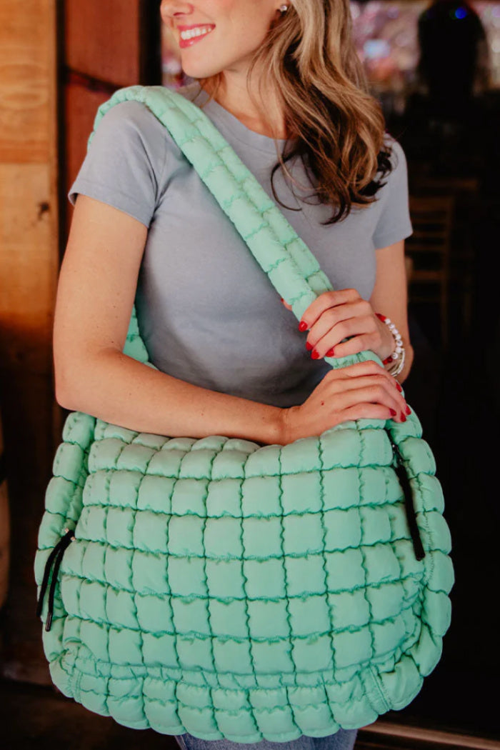 Quilted Hobo Tote