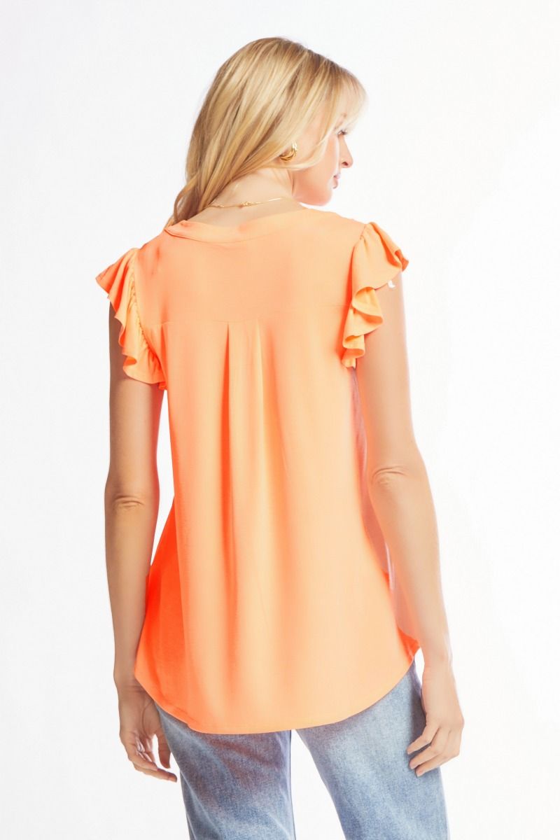 Flutter Sleeve Top