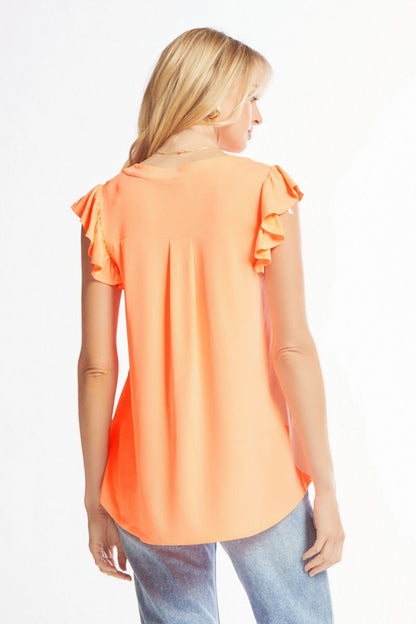 Flutter Sleeve Top