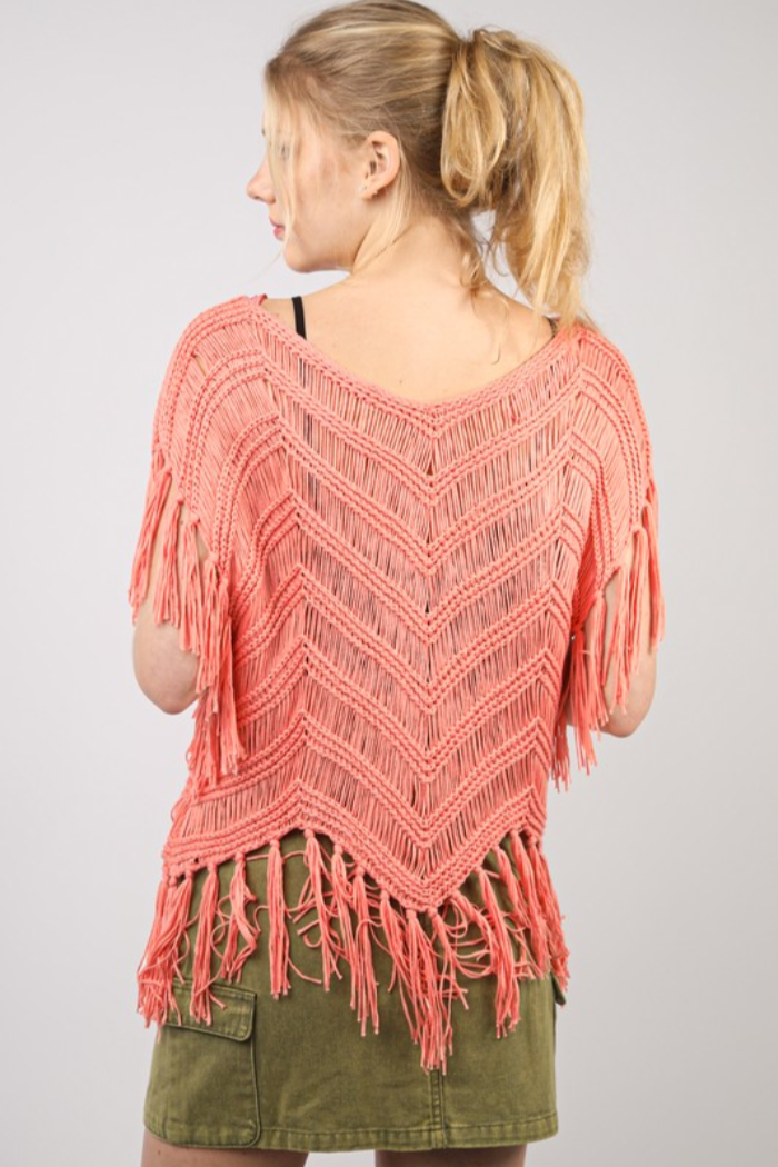Fringe Detail Sweater