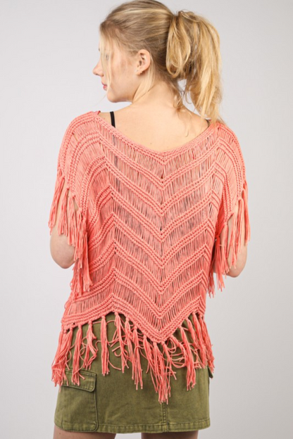 Fringe Detail Sweater