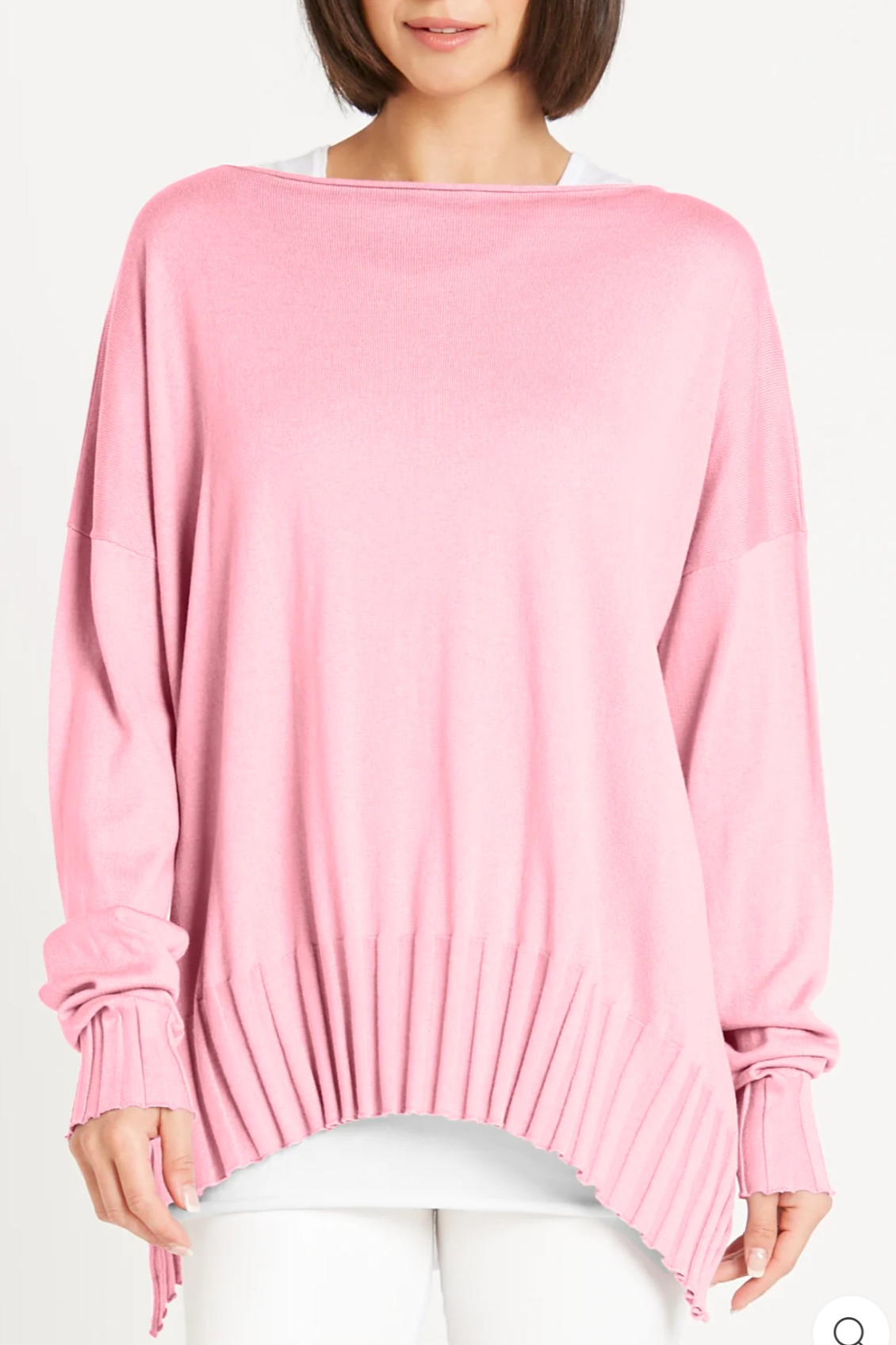 RIBBED BOATNECK