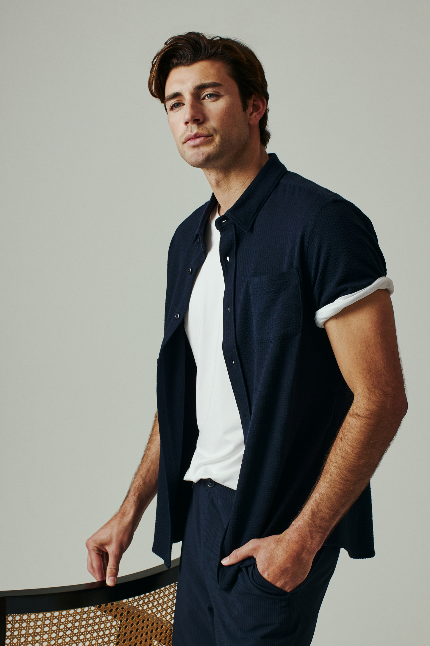 Bennet Short Sleeve Shirt  - Navy